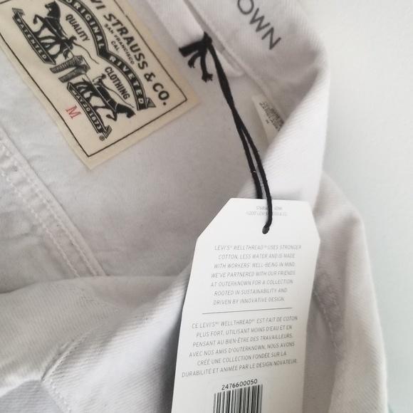 Levi's BNWT White Trucker Jacket - Picture 2 of 3